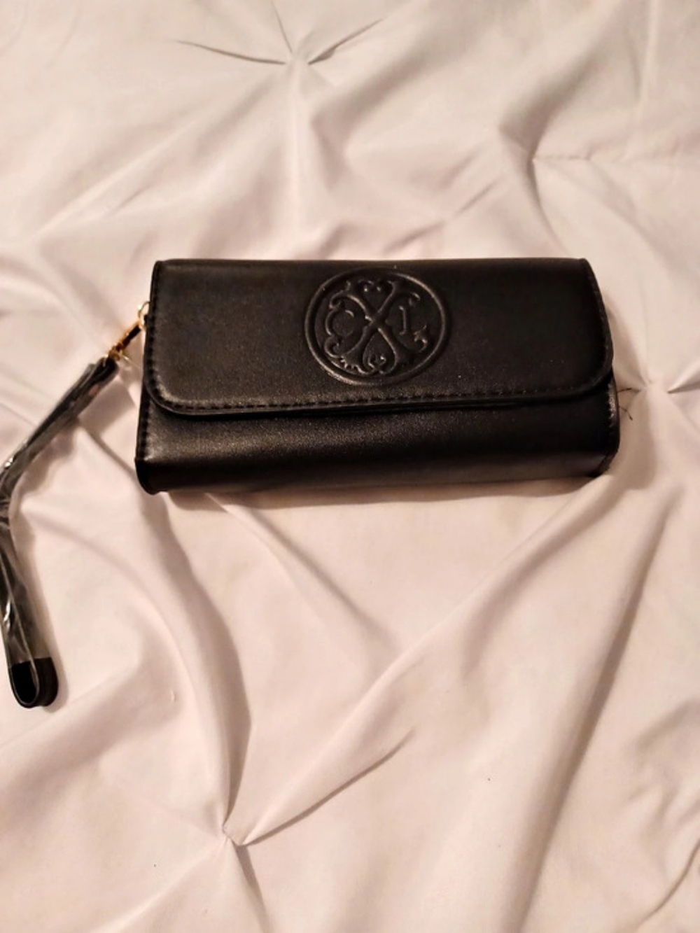 CXL by Christian Lacroix Park Smooth Small Clutch Wristlet Black Small Clutch